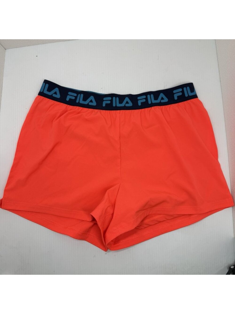 FILA Tennis Shorts Womens Size XL Orange NWT PerformaEnergy UV Activewear Sports